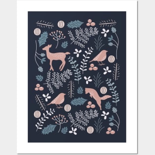 Woodland Creatures (Frost) Posters and Art